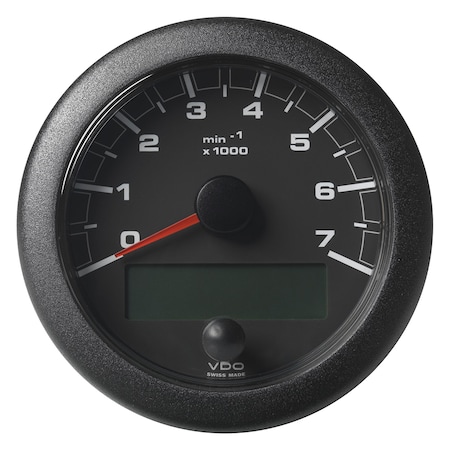 Vdo Marine 3-3/8" (85MM) OceanLink NMEA 2000 Tachometer-7000 RPM-Black Dial-Bezel A2C1065810001